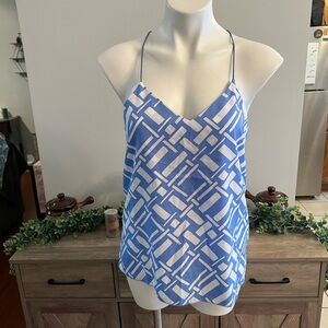 Buckhead betties blue and white tank